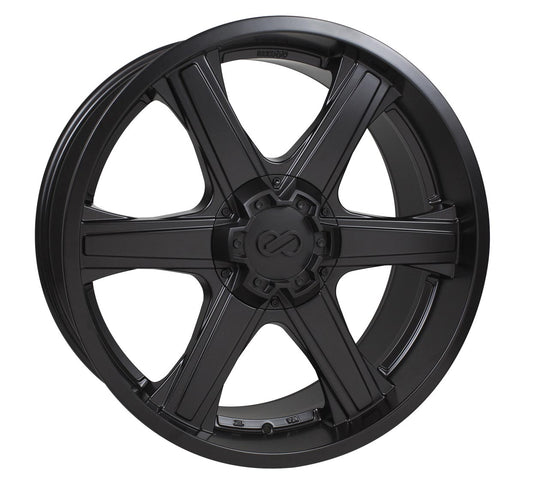 Enkei Blackhawk 22x9.5 6x135 30mm Offset 87mm Bore Black Truck & SUV Wheel - 503-2295-9530BK